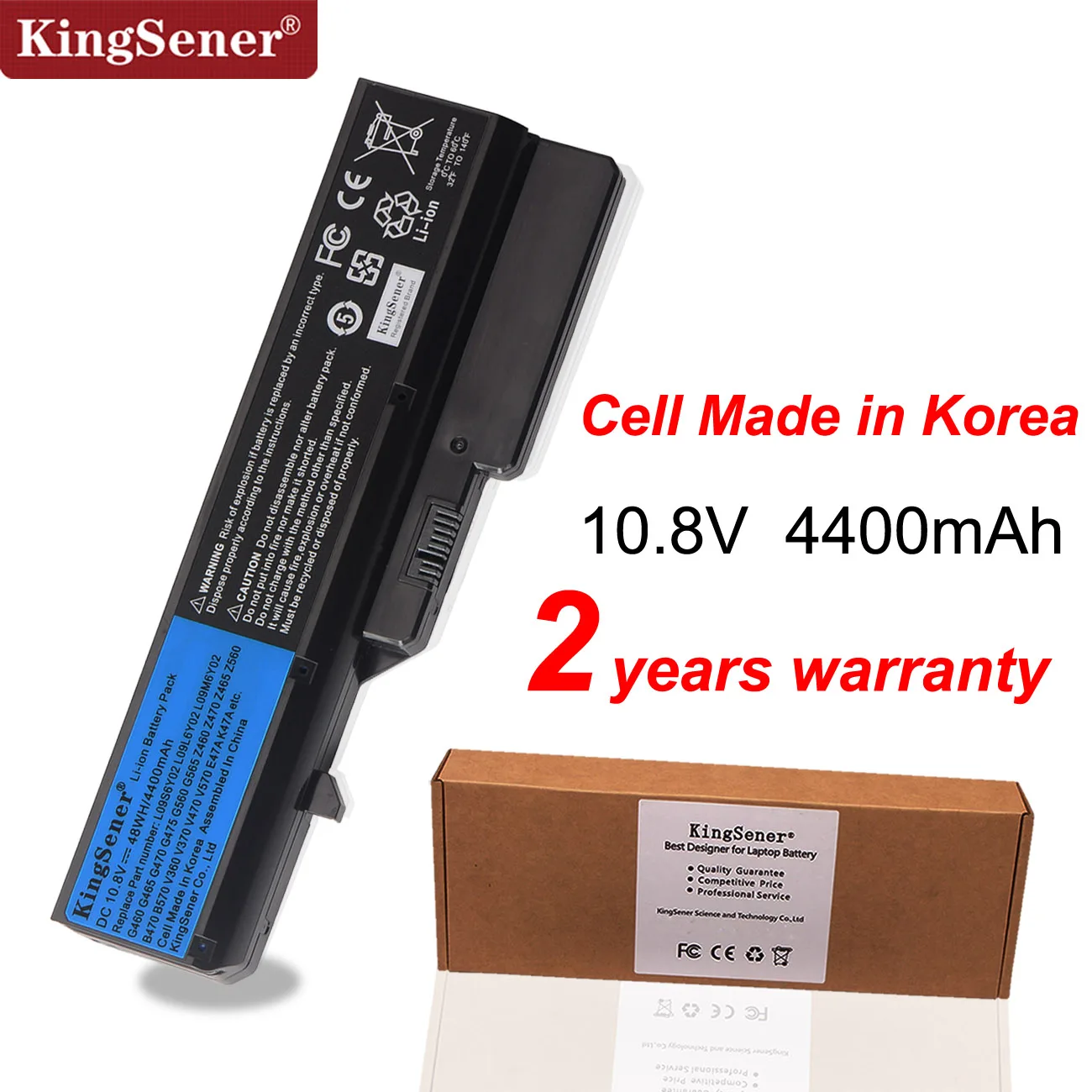 Новый аккумулятор kingsener l09s6y02