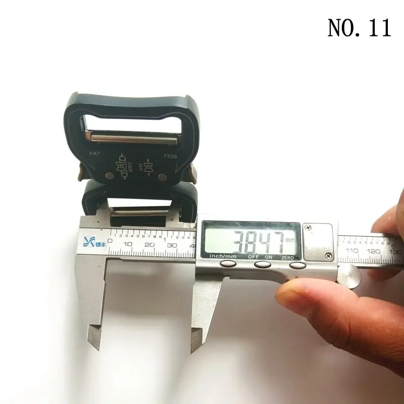 Двойная регулируемая тактическая пряжка для ремня без шитья - Фотография_4