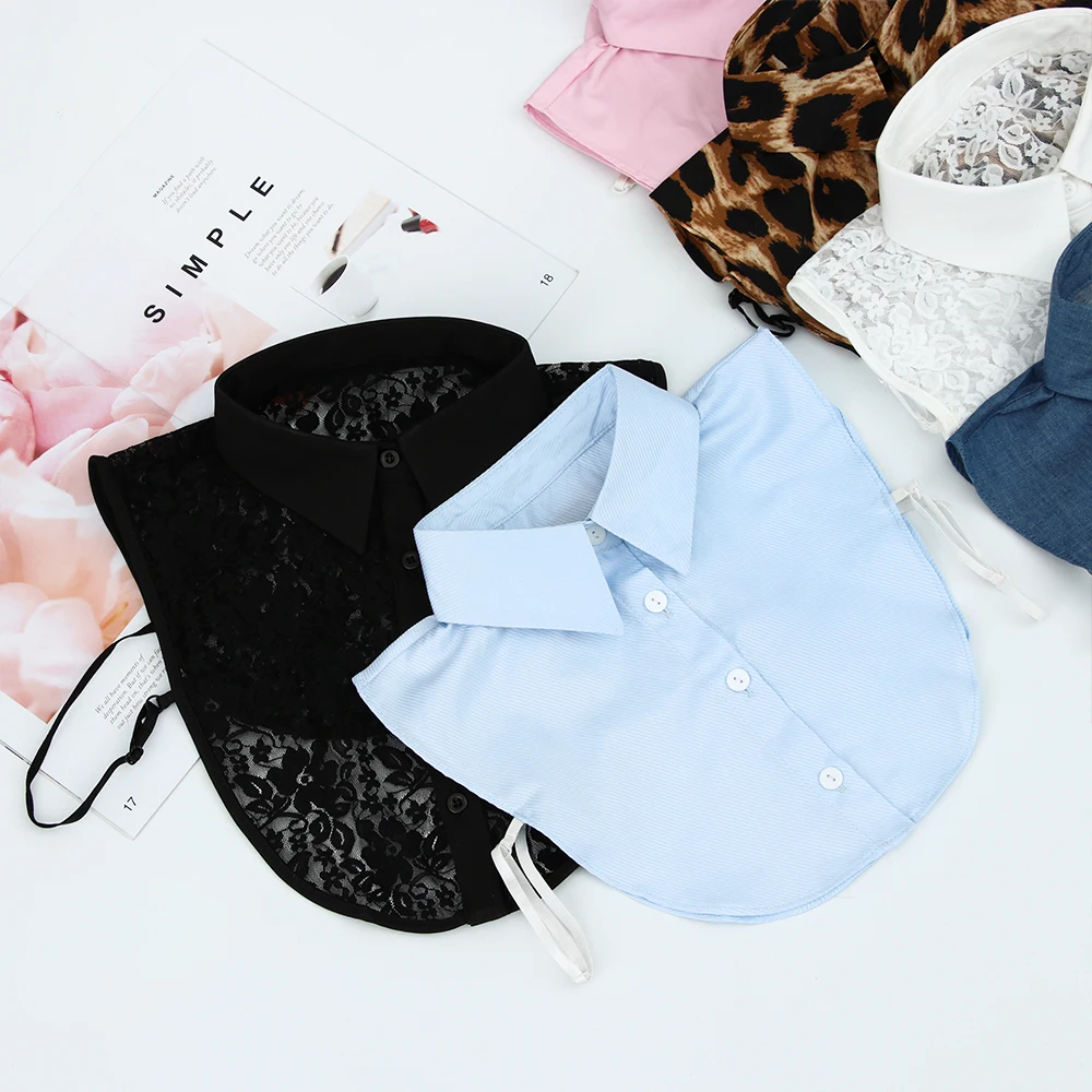 Накладной воротник женский кружевной из хлопка - Фотография_3