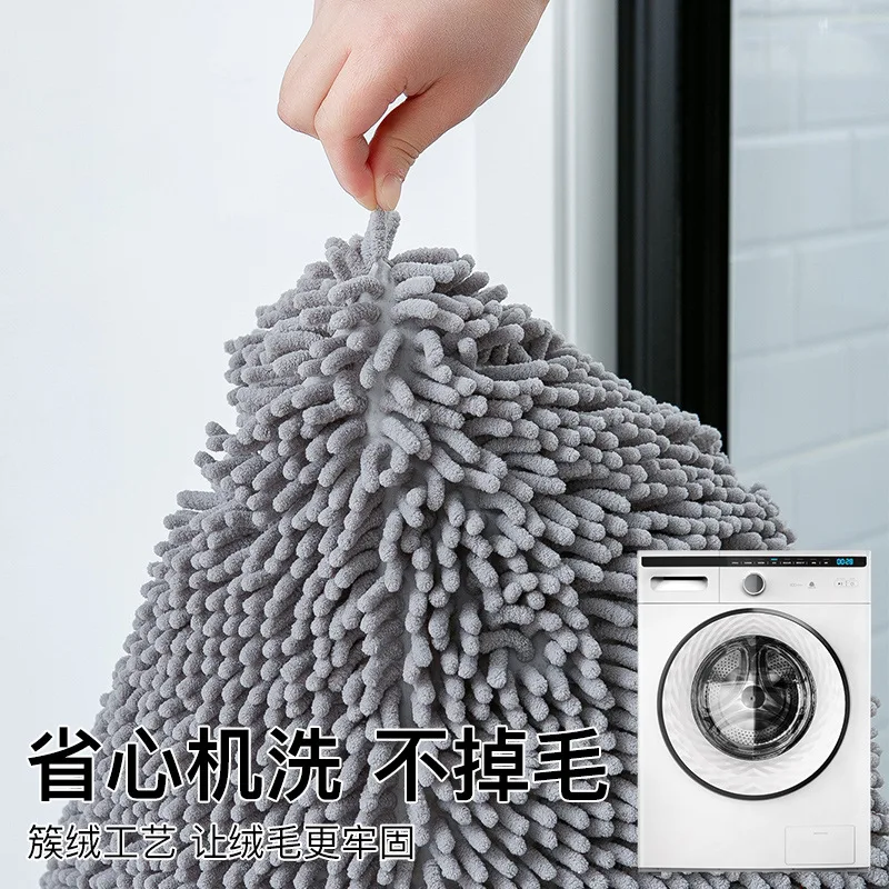 Сплошной цвет, мягкий плюшевый синель - Фотография_4