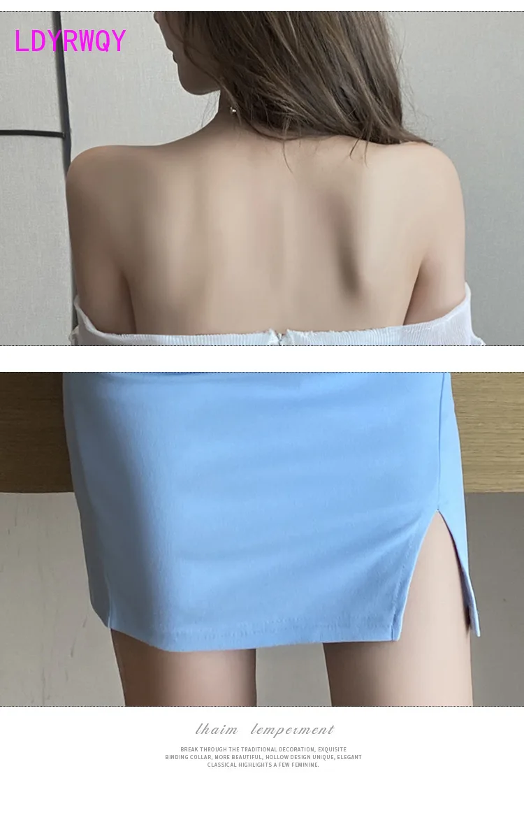 Женское летнее платье без бретелек - Фотография_5