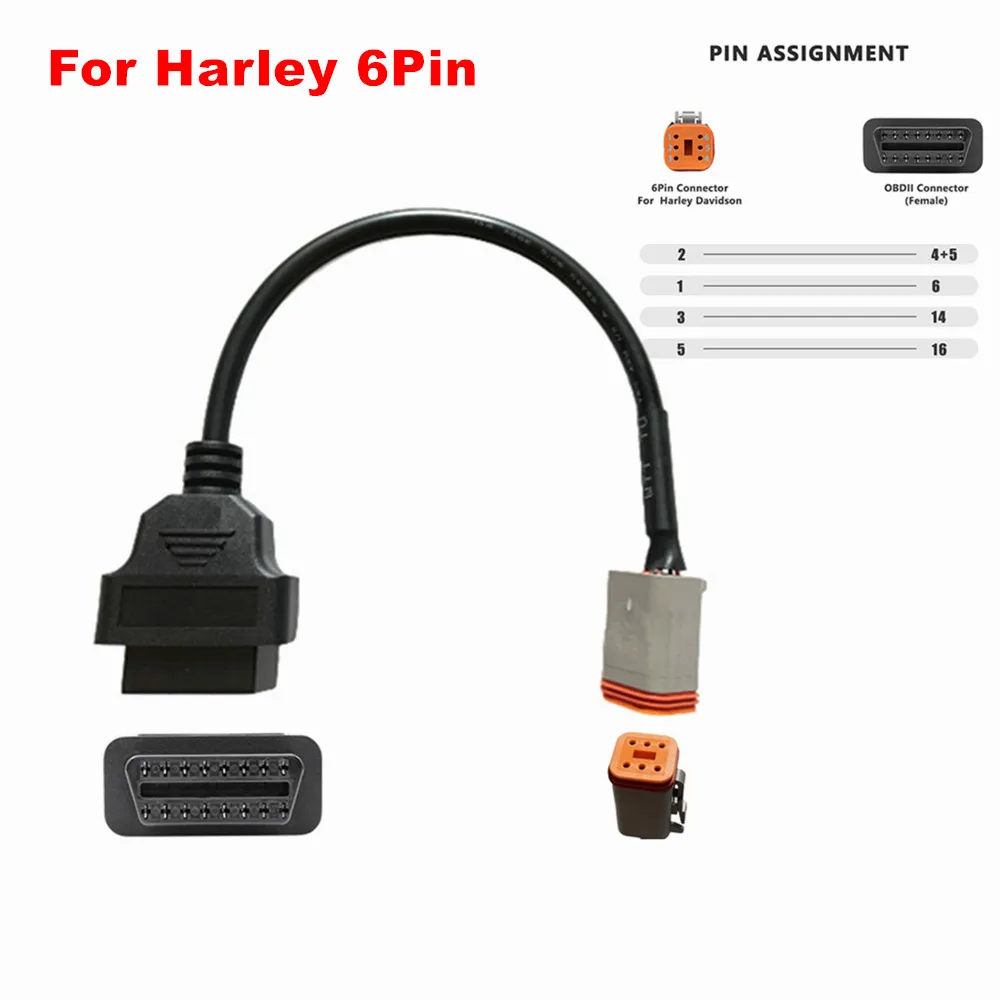 Мотоцикл obd2 удлинитель диагностический - Фотография_3