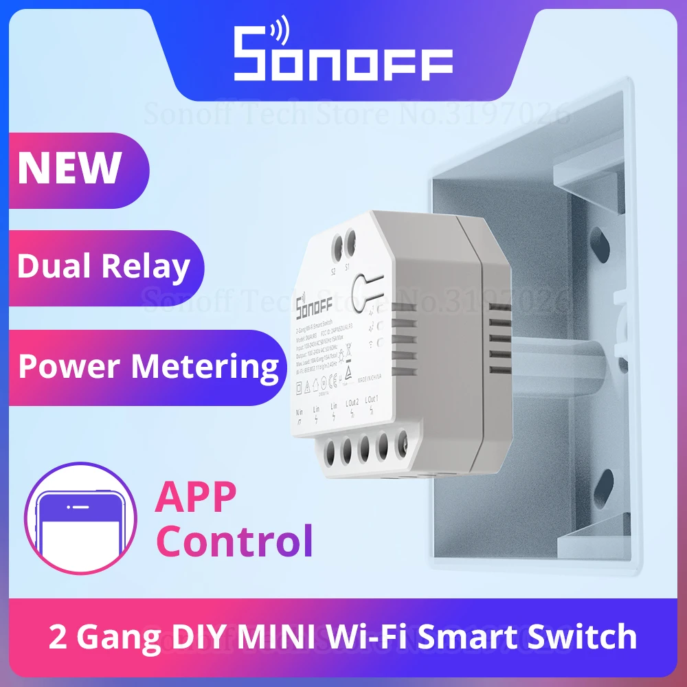 Sonoff dual r3 2-бандовый двойной