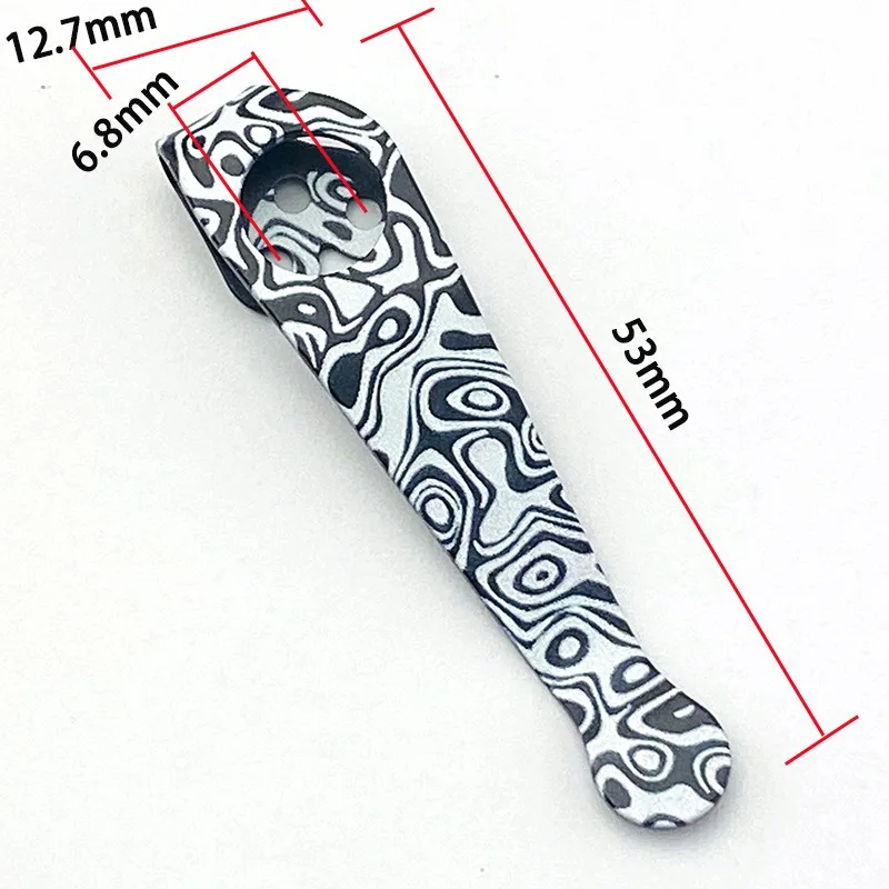 Задний зажим из титанового сплава для spyderc paramilitary 2 - Фотография_2