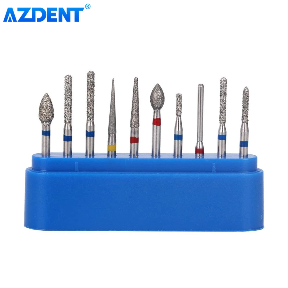 Azdent dental diamond bur fg сверла для высокоскоростных наконечников - Фотография_4