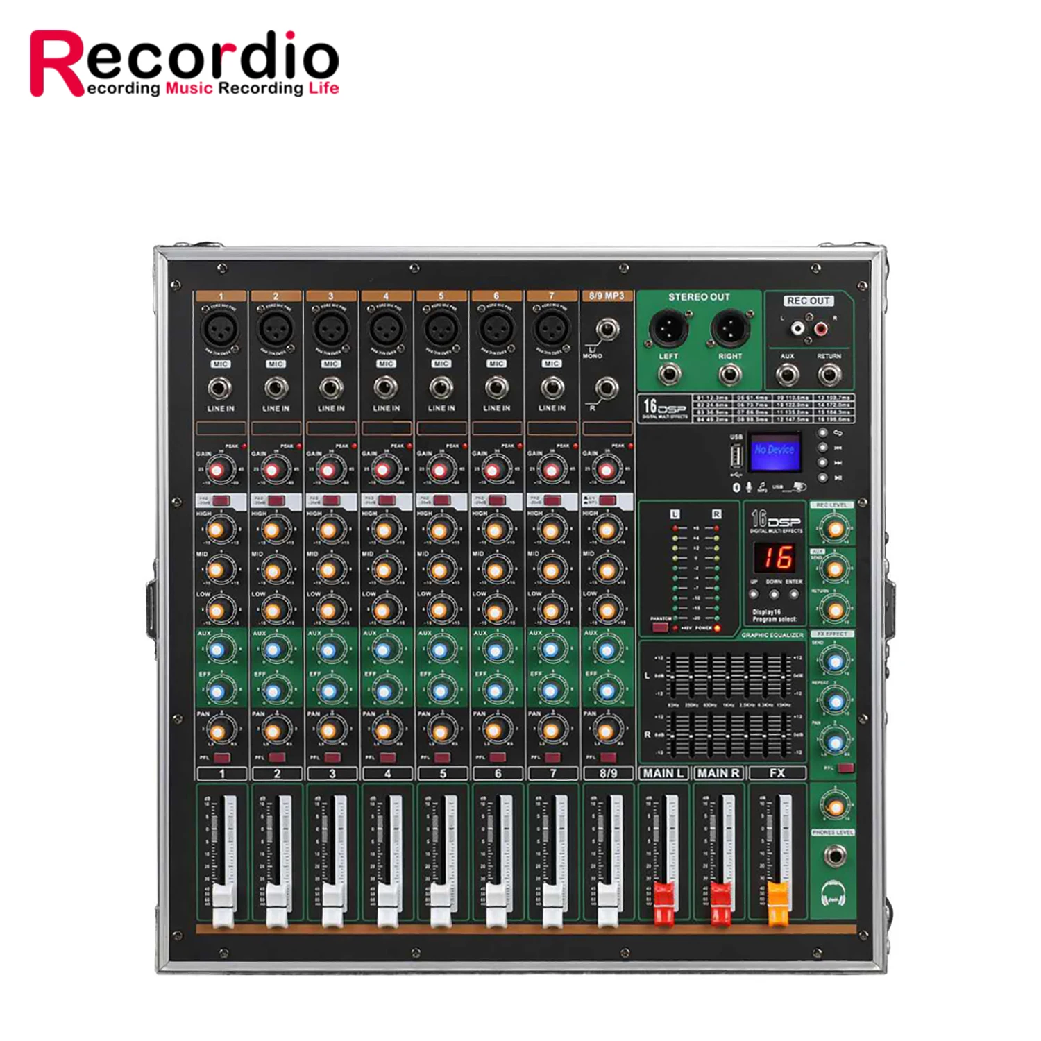 Gax-mk280 портативный микшер recordio - Фотография_3