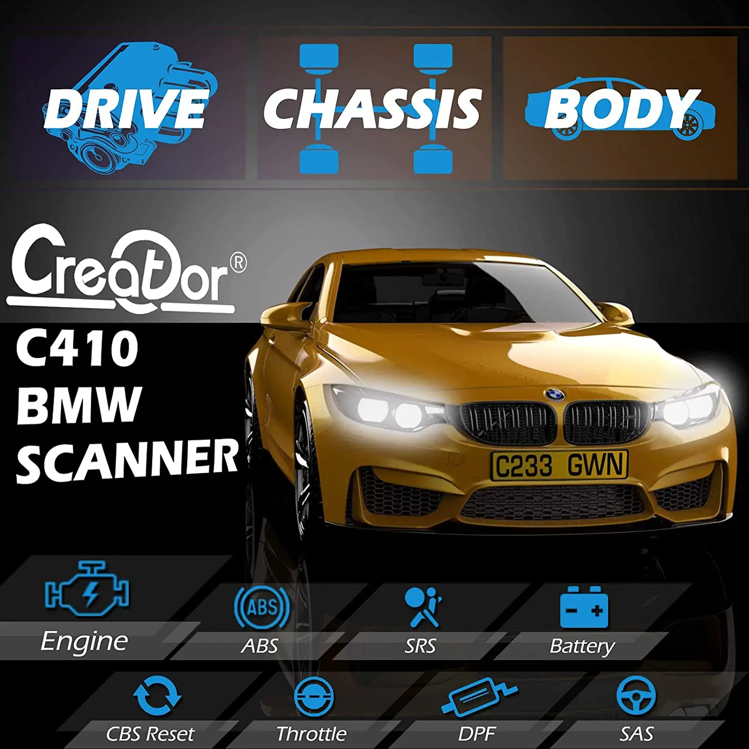 Сканер obd2 creator c410 для bmw mini cooper - Фотография_4