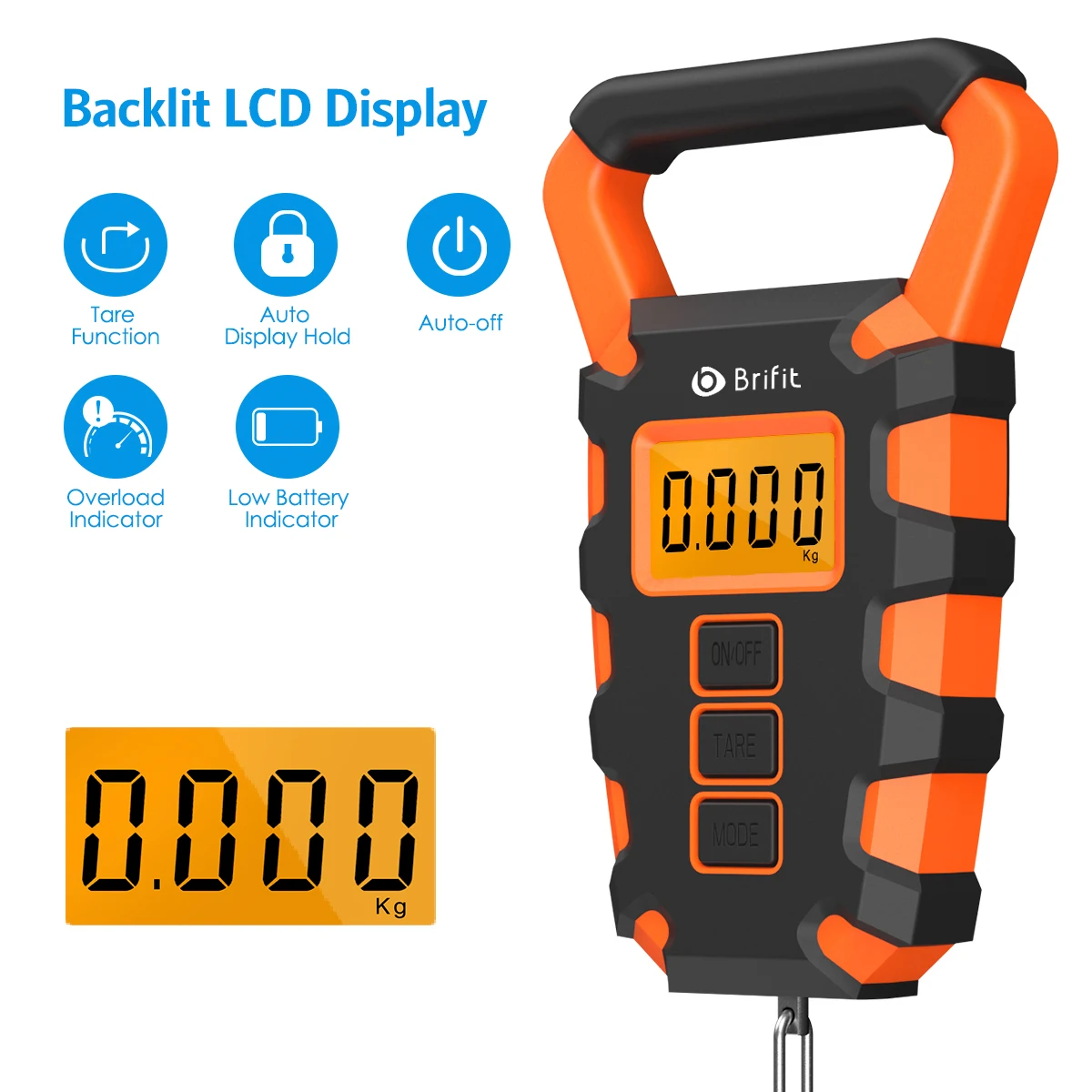 50 кг цифровые рыболовные весы - Фотография_4