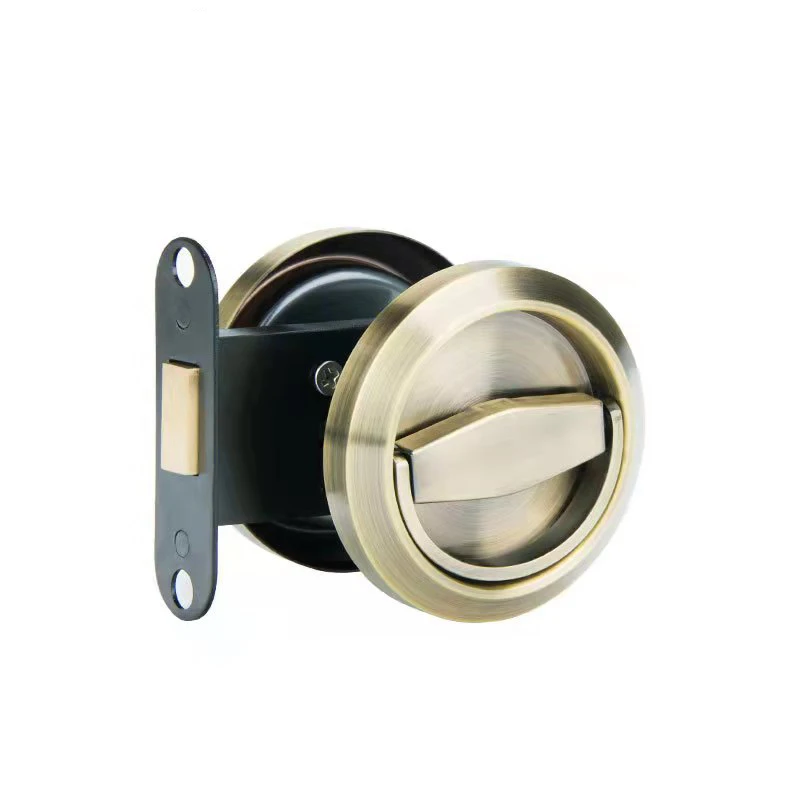 Утопленный невидимый замок с ручкой чашки из нержавеющей стали - Фотография_6