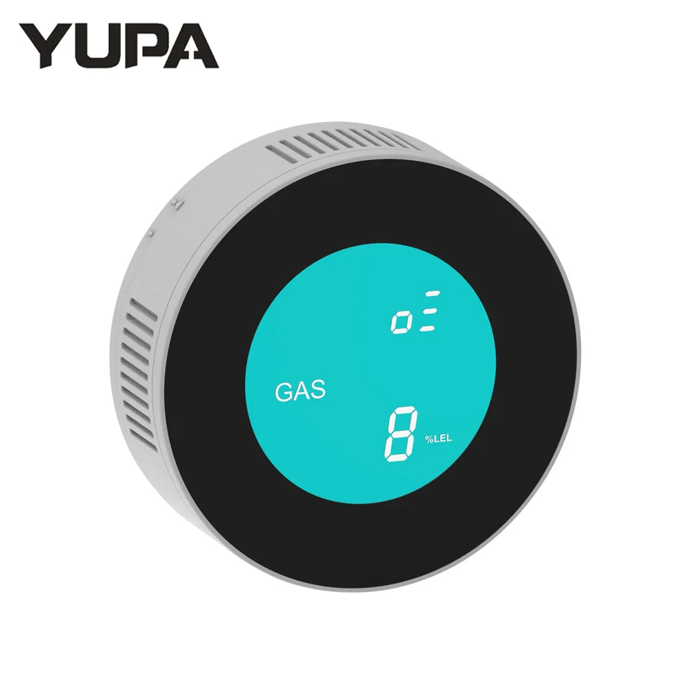 Беспроводной жк цифровой датчик утечки газа yupa