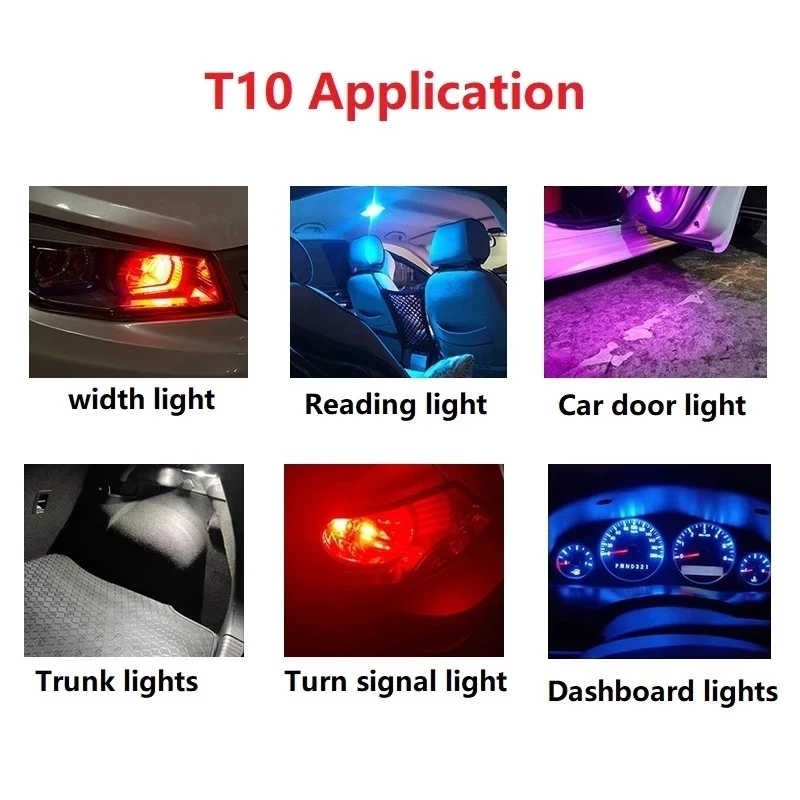 W5w led t10 автомобильный светильник - Фотография_6