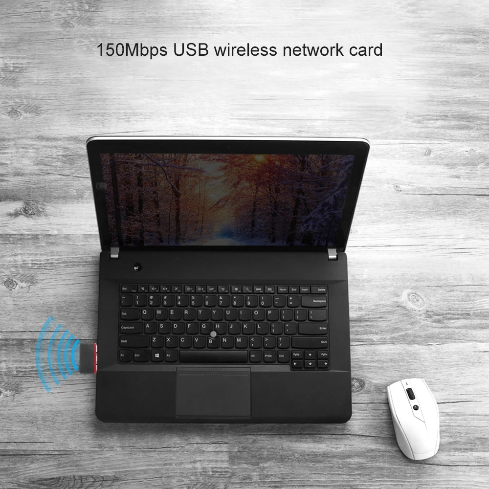 Мини-usb wi-fi адаптер 150 м беспроводная - Фотография_5