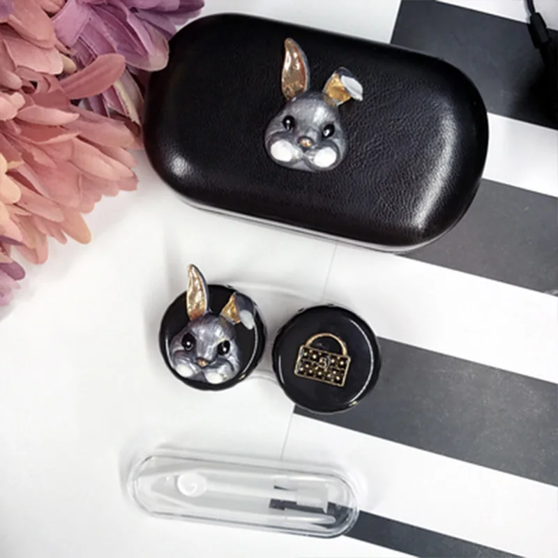 Милый футляр для контактных линз для женщин - Фотография_6