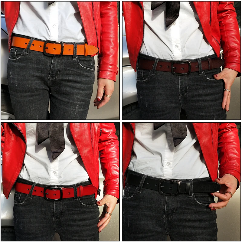 Vatlty 3,2 см ремень из натуральной кожи для женщин - Фотография_3