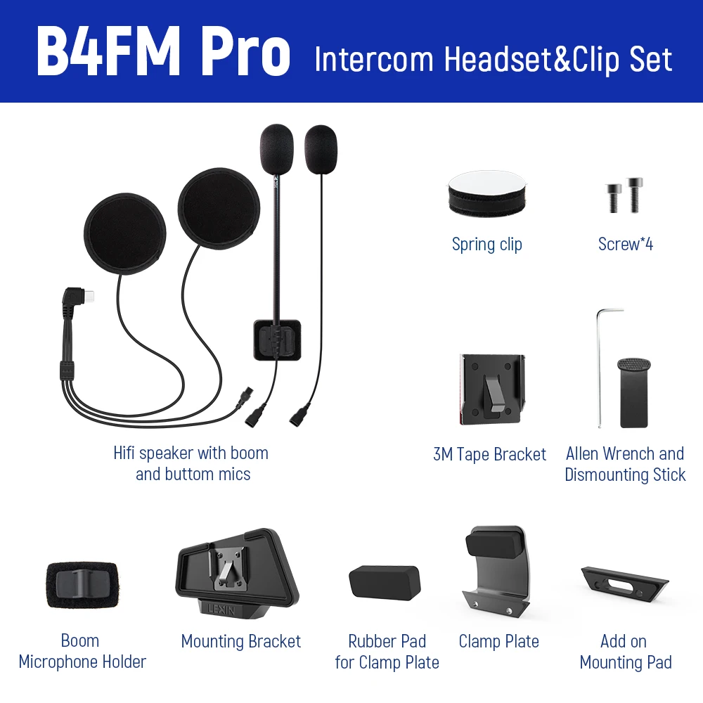Lexin brand moto intercom headset - Фотография_5