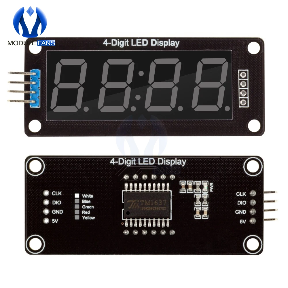Модуль светодиодного дисплея tm1637 для arduino - Фотография_2