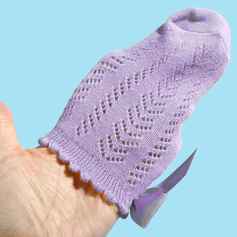 Сетчатые носки для новорожденных девочек - Фотография_6