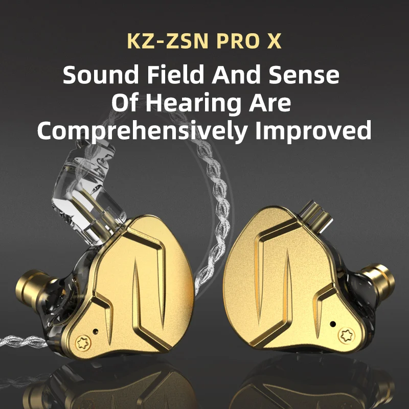 Kz zsn pro x металлические наушники - Фотография_6