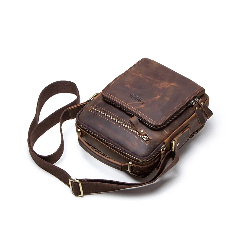 Мужская винтажная сумка-кроссбоди - Фотография_2