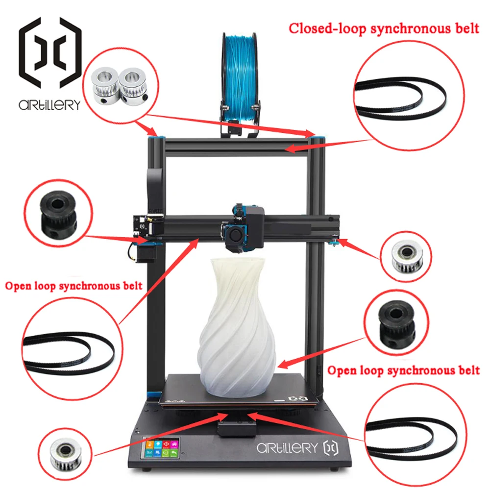 3d-принтер artillery sidewinder x1 x2and genius geniusproextruder - Фотография_6