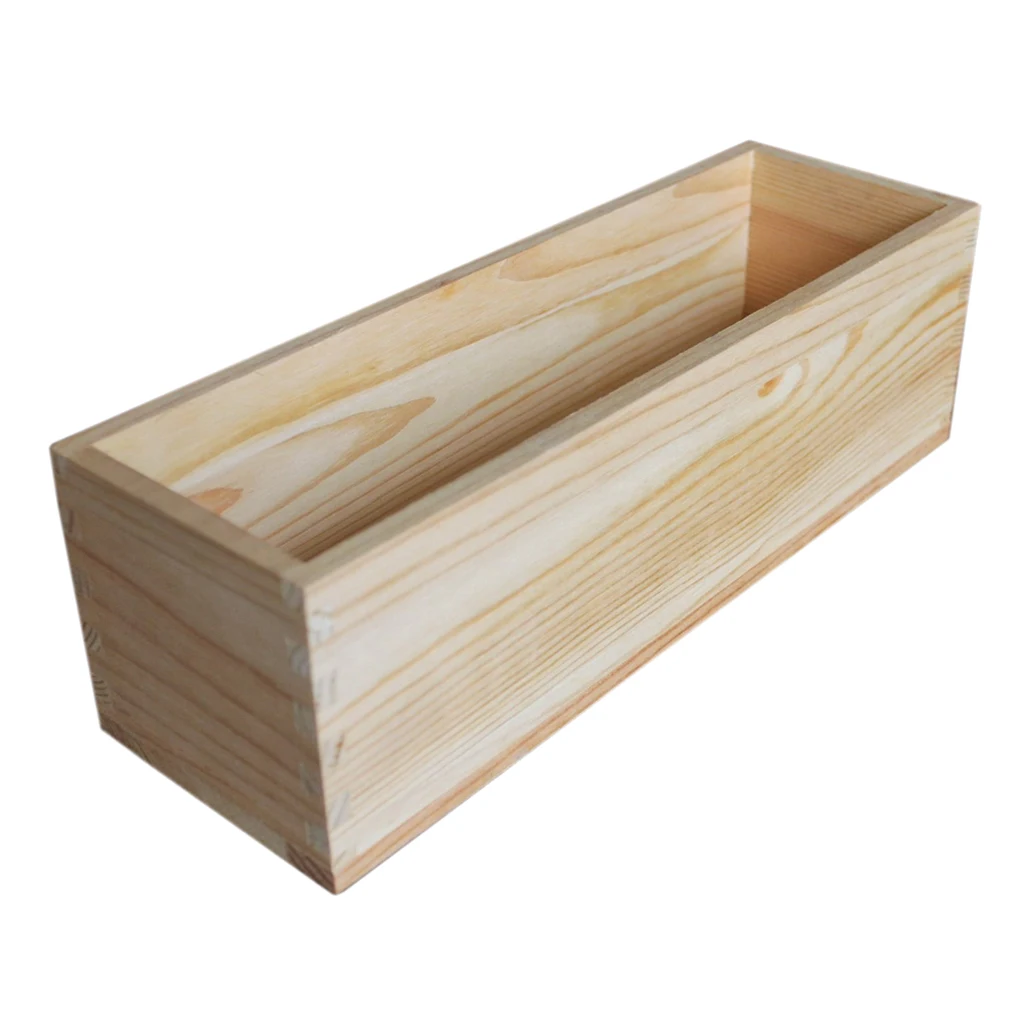Прямоугольная деревянная коробка 1200 г