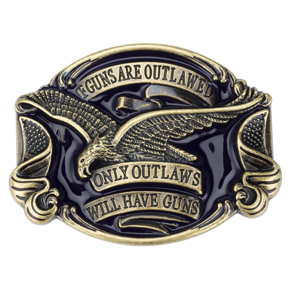 Удобная пряжка для ремня с узором орла - Фотография_4