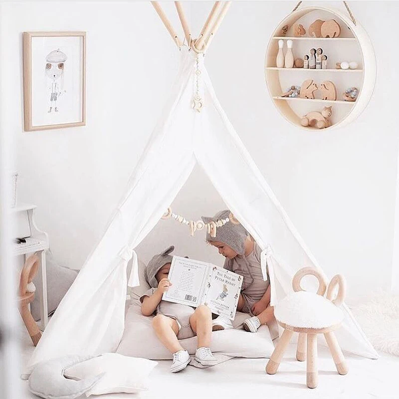 Детский креативный скандинавский стул из массива дерева joylove - Фотография_4