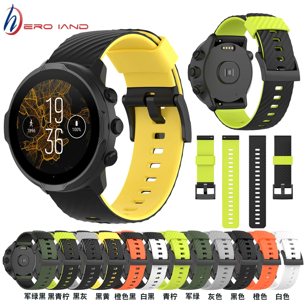 Сменный браслет 24 мм для suunto 7/suunto 9