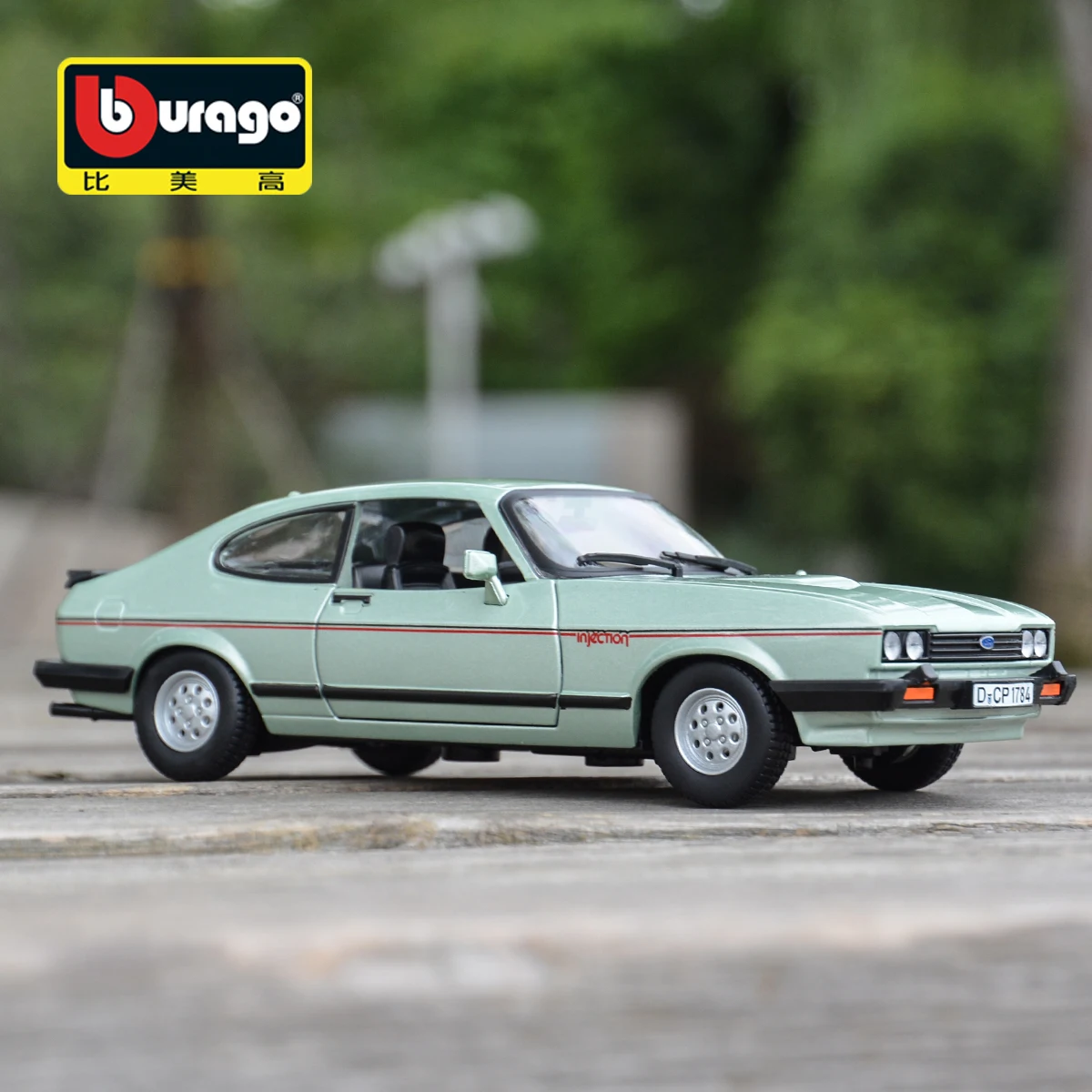 1:24 1973 ford капри гоночный автомобиль