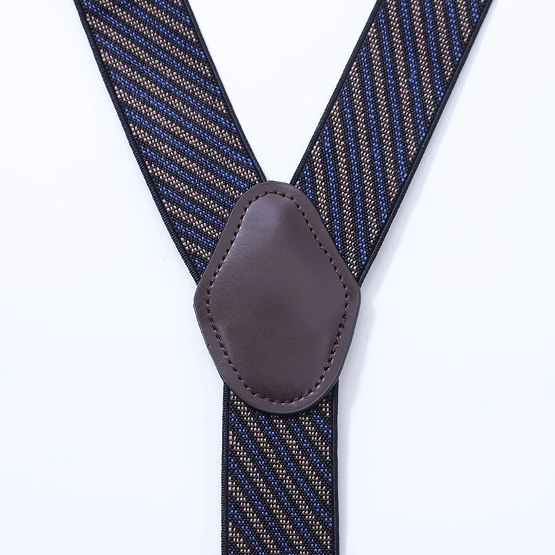 Мужские модные регулируемые эластичные подтяжки для брюк - Фотография_3