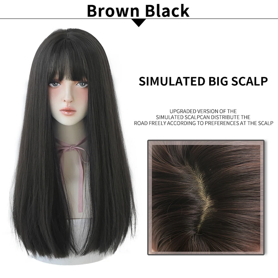 7jhhwigs длинные прямые синтетические - Фотография_6