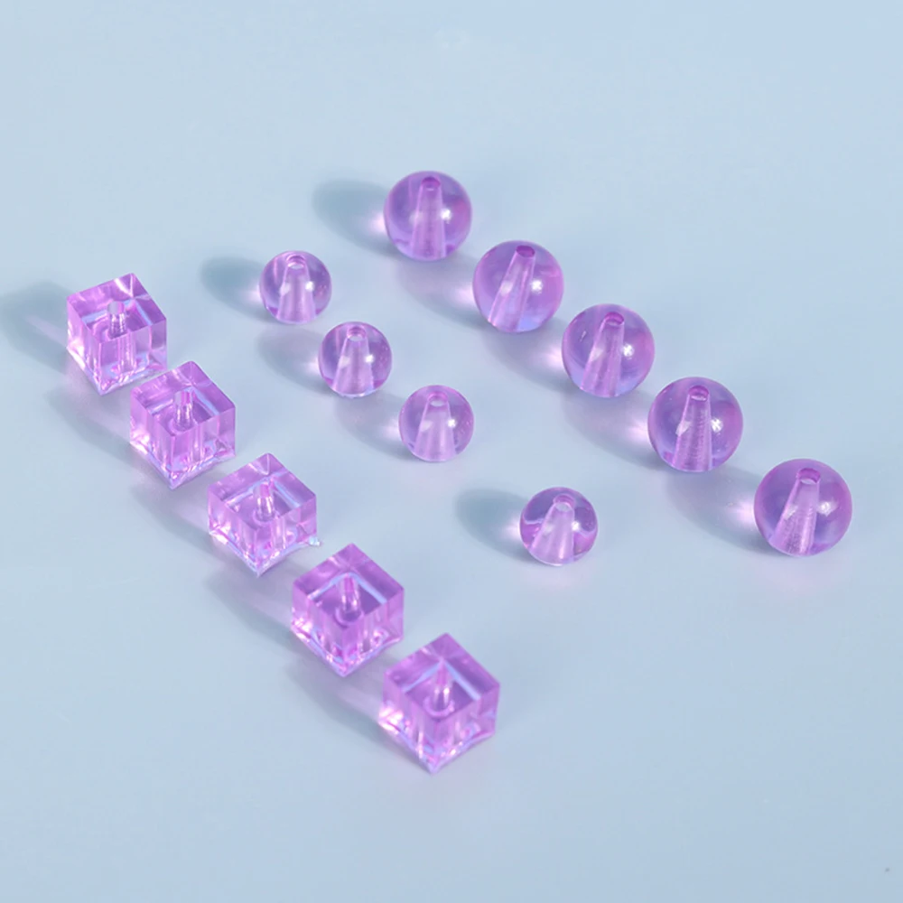 Круглые квадратные бусины для изготовления браслетов - Фотография_5