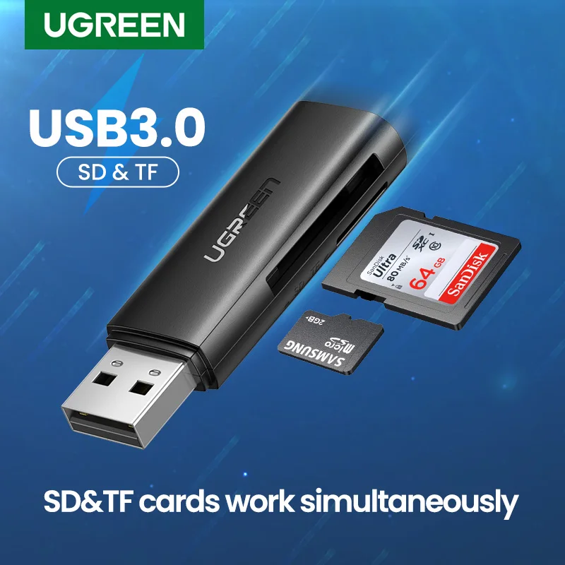 Ugreen кард-ридер usb 3