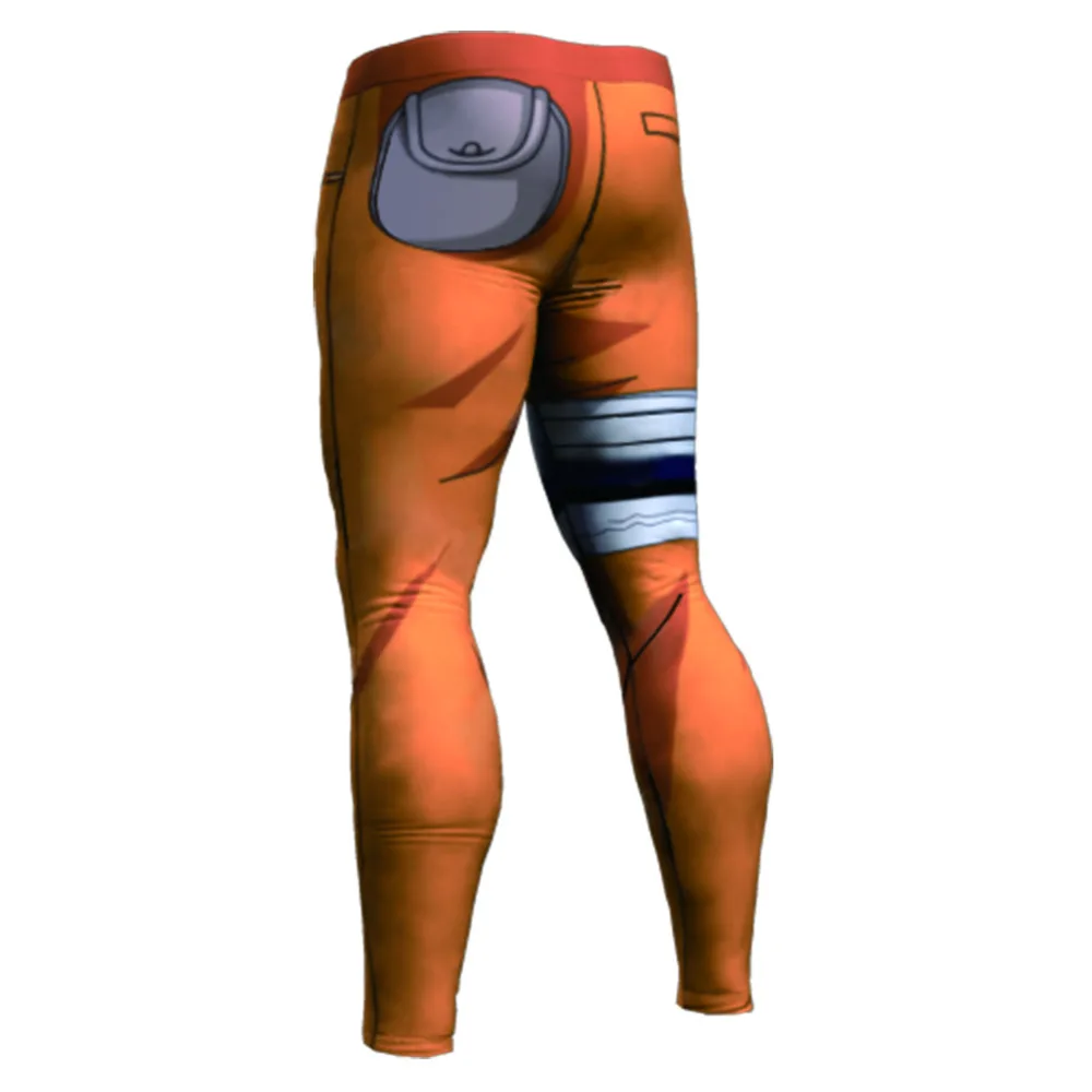 Мужские компрессионные облегающие леггинсы для бега - Фотография_6