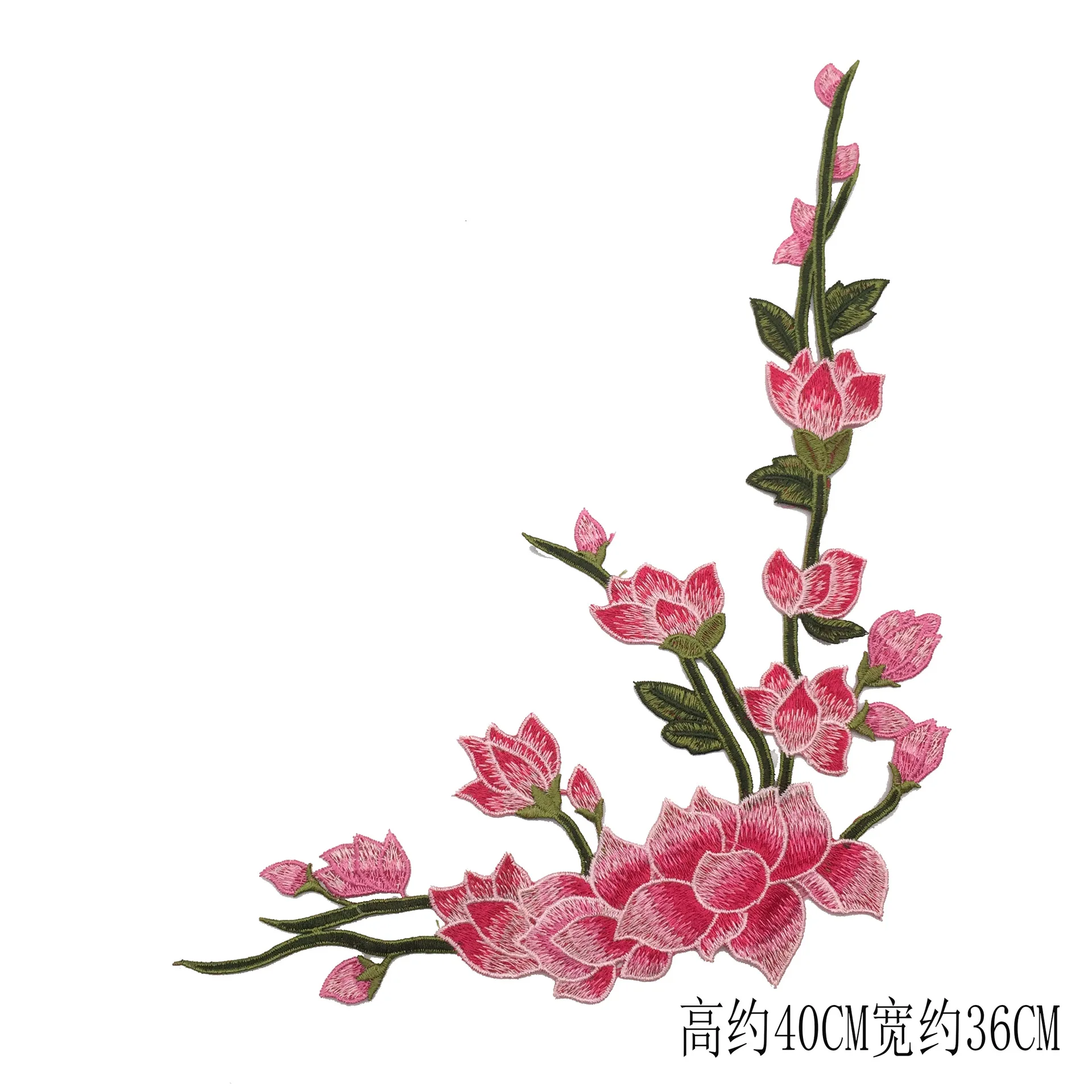 Водорастворимая вышивальная аппликация в стиле ципао - Фотография_4