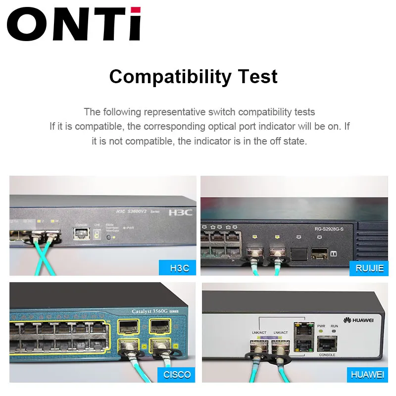 Кабель onti 10g sfp + aoc-10gbase активный оптический кабель sfp - Фотография_4