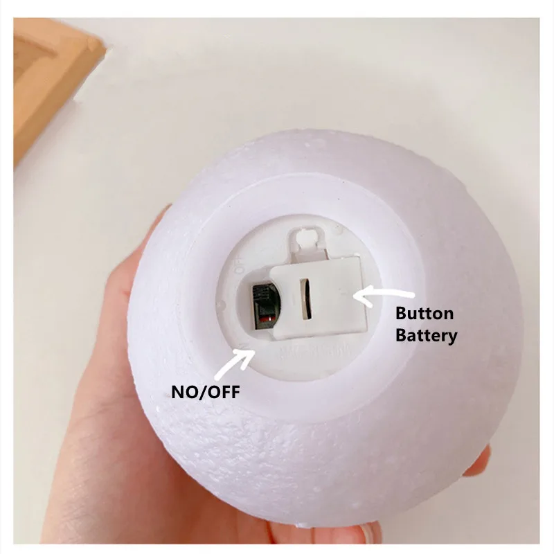 Светодиодная лампа в виде луны - Фотография_6