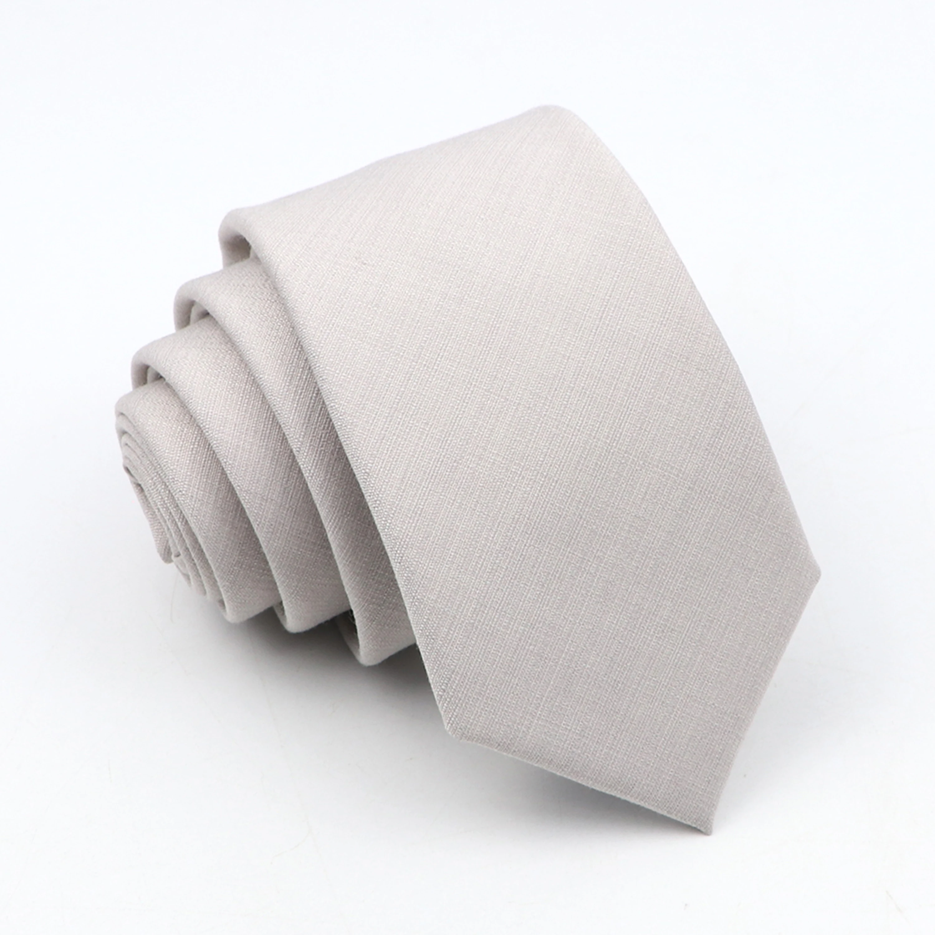 Новые классические однотонные галстуки высокого качества - Фотография_4