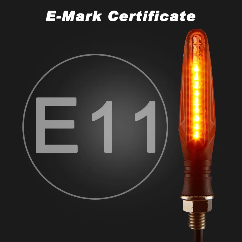 E11 mark мотоциклетные светодиодные указатели поворота 335smd - Фотография_3