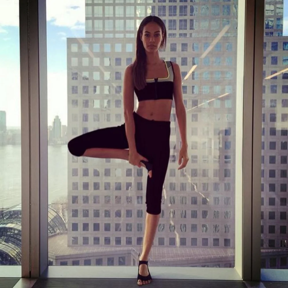 Нескользящие женские носки ms yoga с пятью пальцами