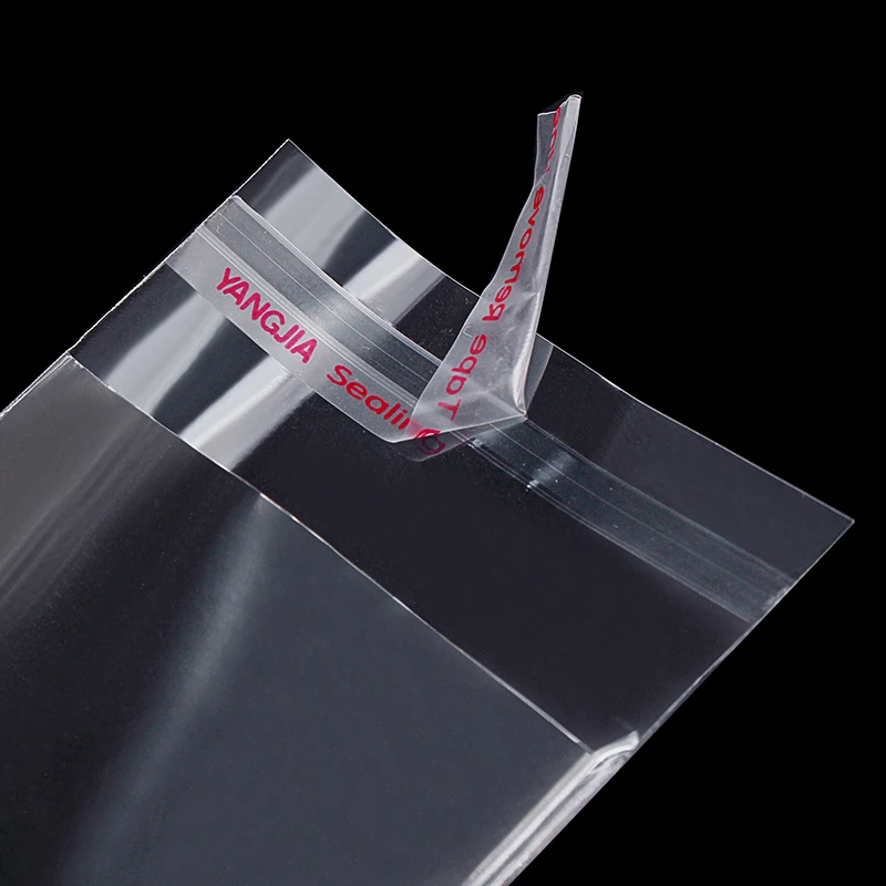 Прозрачный пластиковый самоклеящийся пакет - Фотография_3