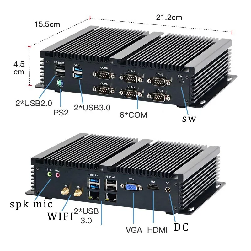 Промышленный компьютер 6 com с - Фотография_2