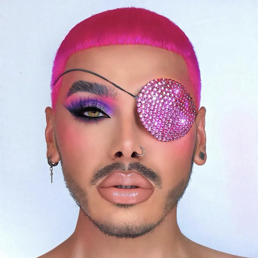 Унисекс, роскошные патчи стразы для глаз