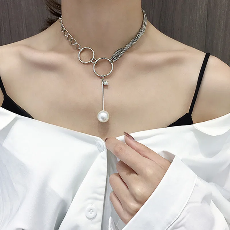 Новые корейские жемчужные ожерелья для женщин - Фотография_2