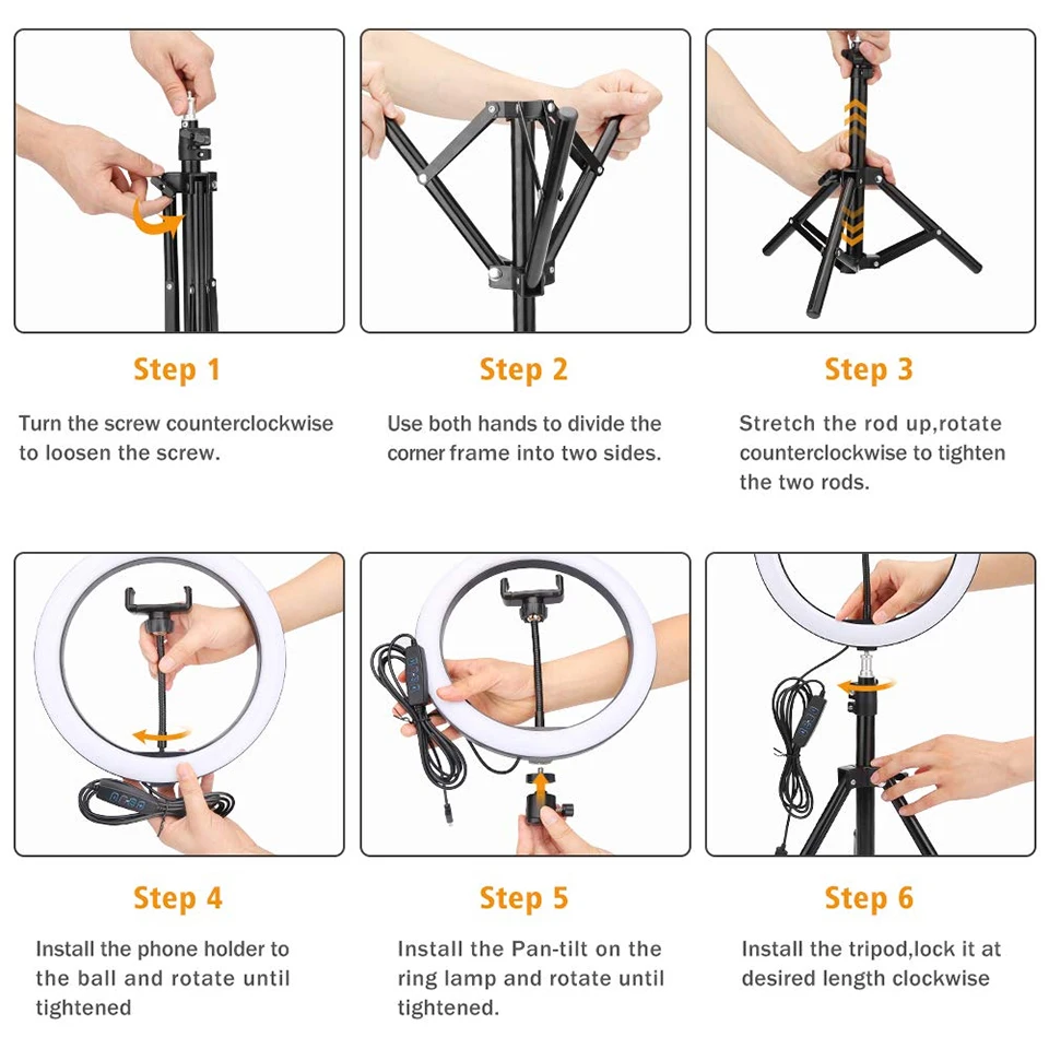 Кольцевой светильник для селфи - Фотография_4