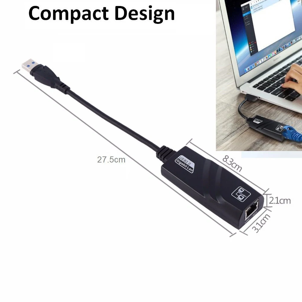 Usb 3.0 проводной usb-адаптер rj45 - Фотография_3