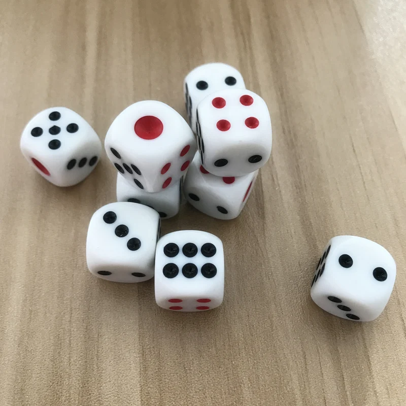 Игральные кости, 16 мм, 10 шт