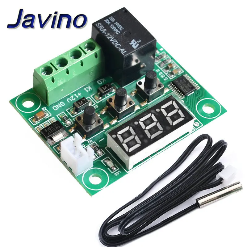 W1209 -50-100c dc 12v красный цифровой