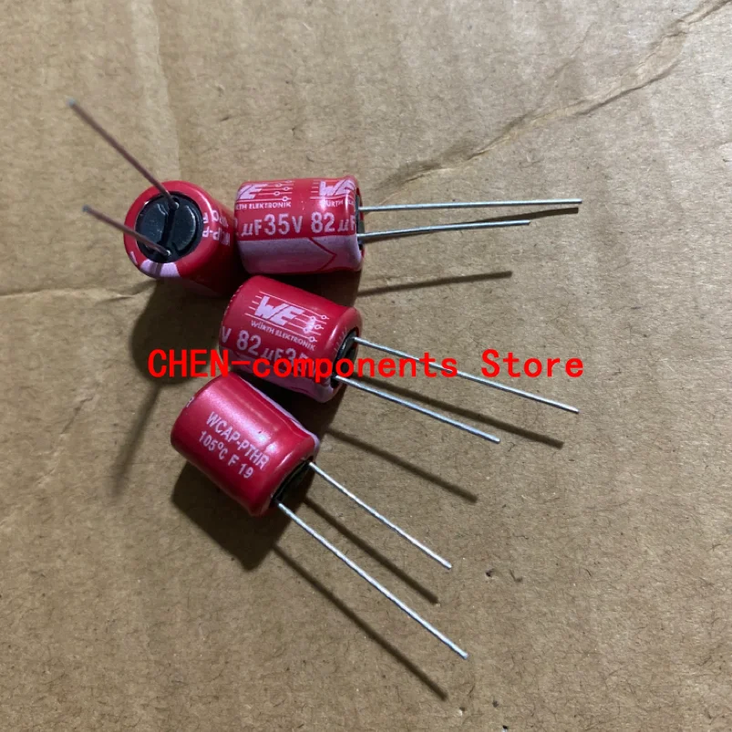 Твердотельный конденсатор we 35v82uf 10x12 мм