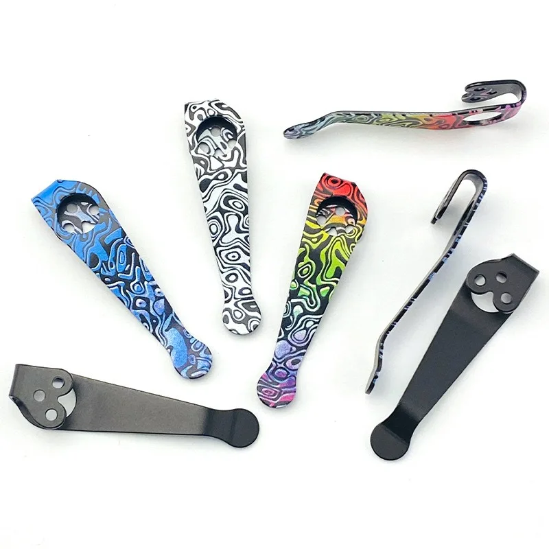 Задний зажим из титанового сплава для spyderc paramilitary 2